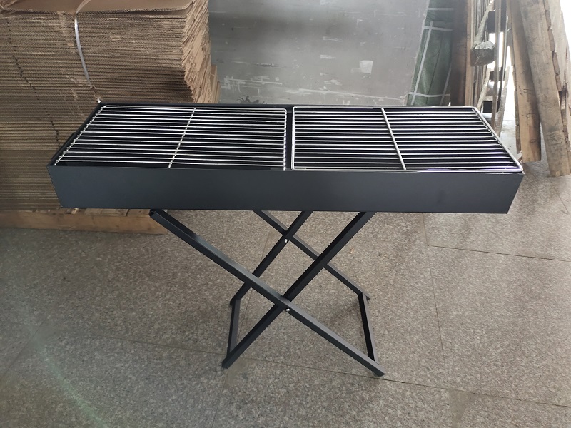 Portable Charcoal Grill With Fan Integration KASSICO